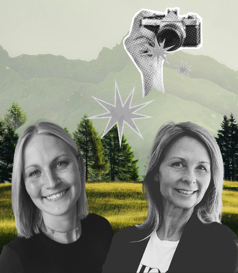 Startseite von Seitenweise Glück. Andrea und Mandy stellen sich vor.
