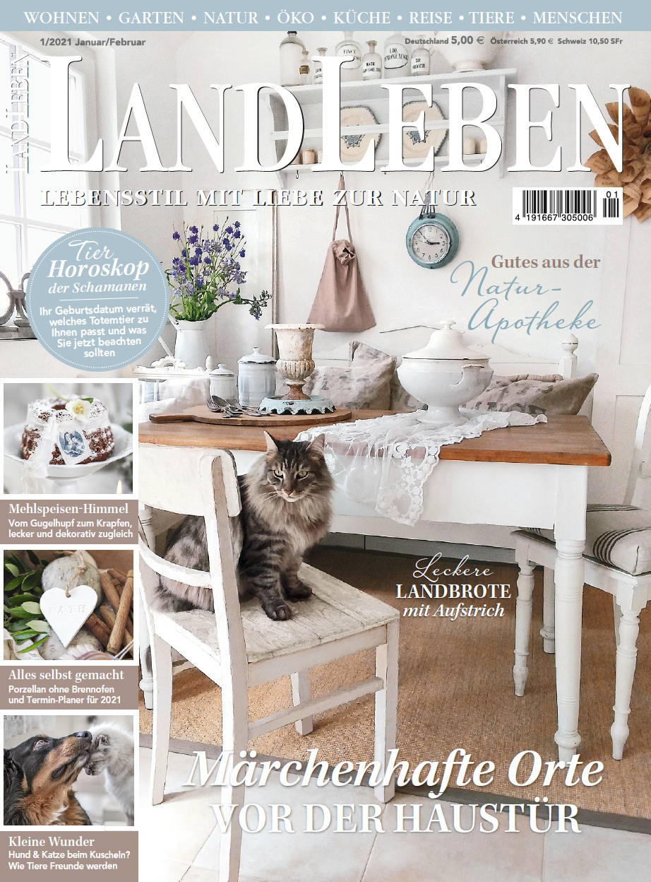 Cover des Magazins Landleben als Referenz
