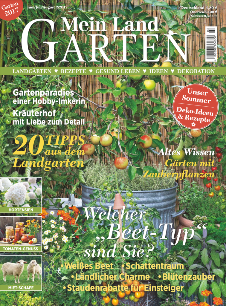 Cover des Magazins Mein Landgarten als Referenz